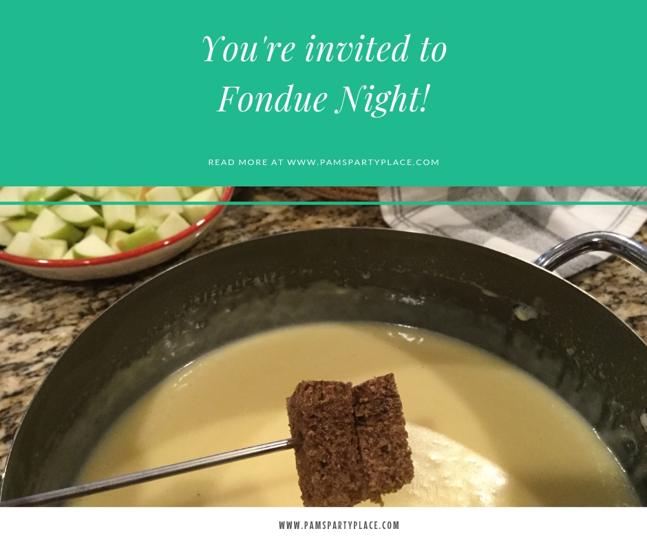 Fondue Night! Pam's Party Place