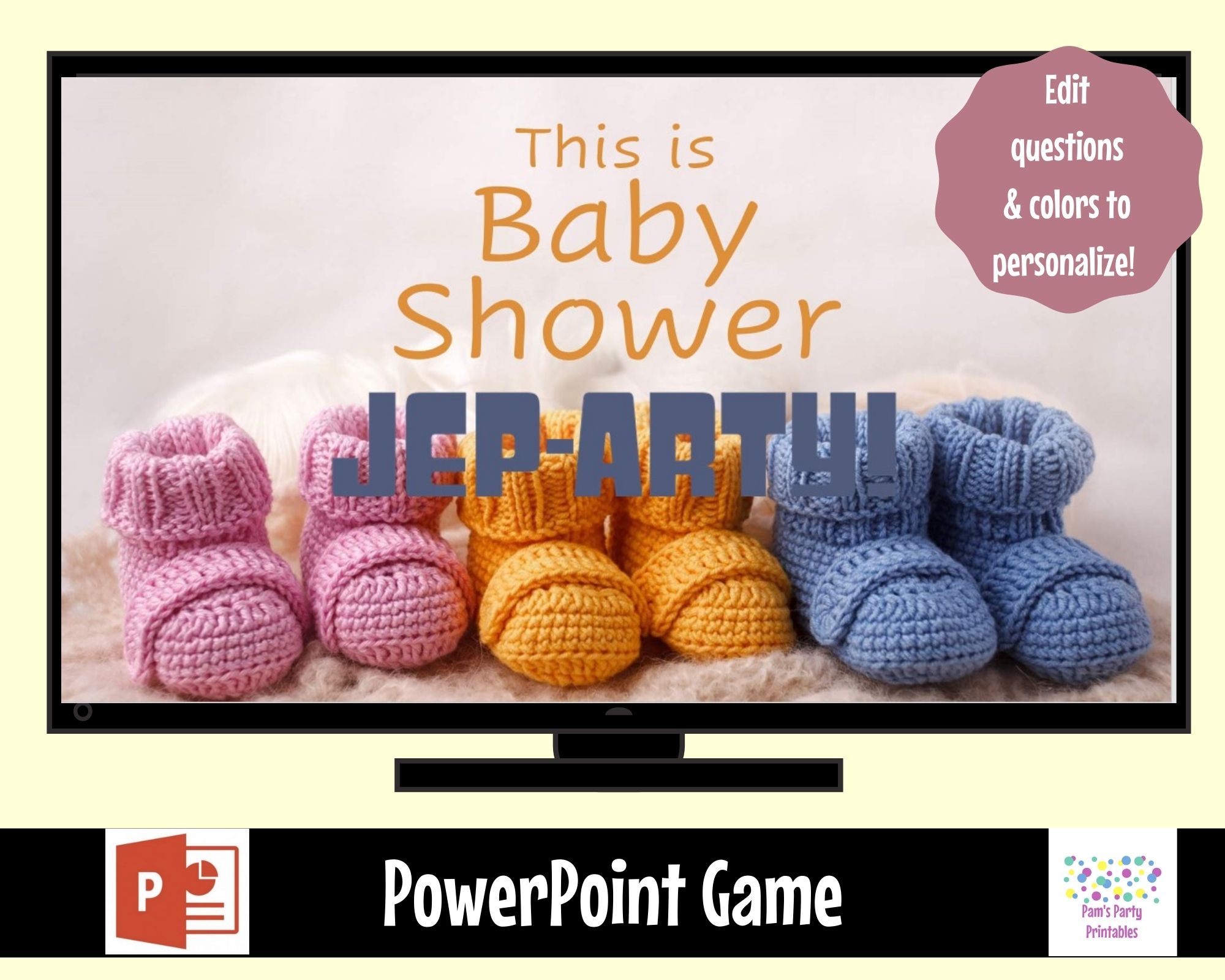 The Baby Shower Quiz Powerpoint Quiz Fun Virtual Quiz -  Portugal