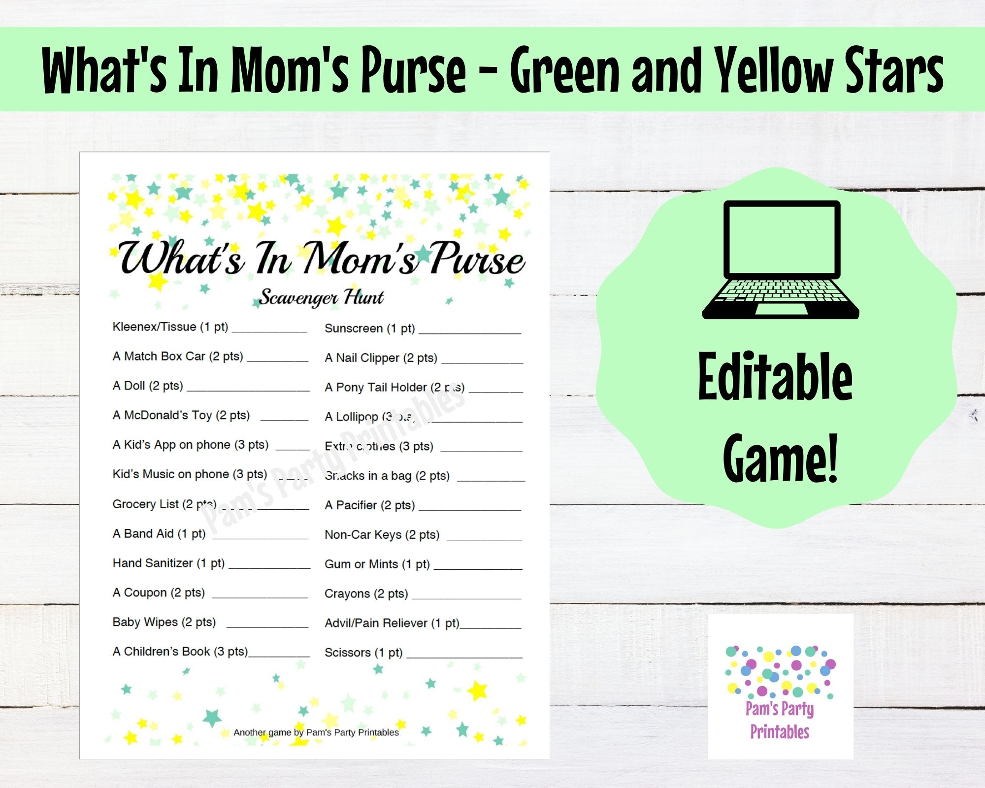 Printable baby shower games & virtual baby shower ideas