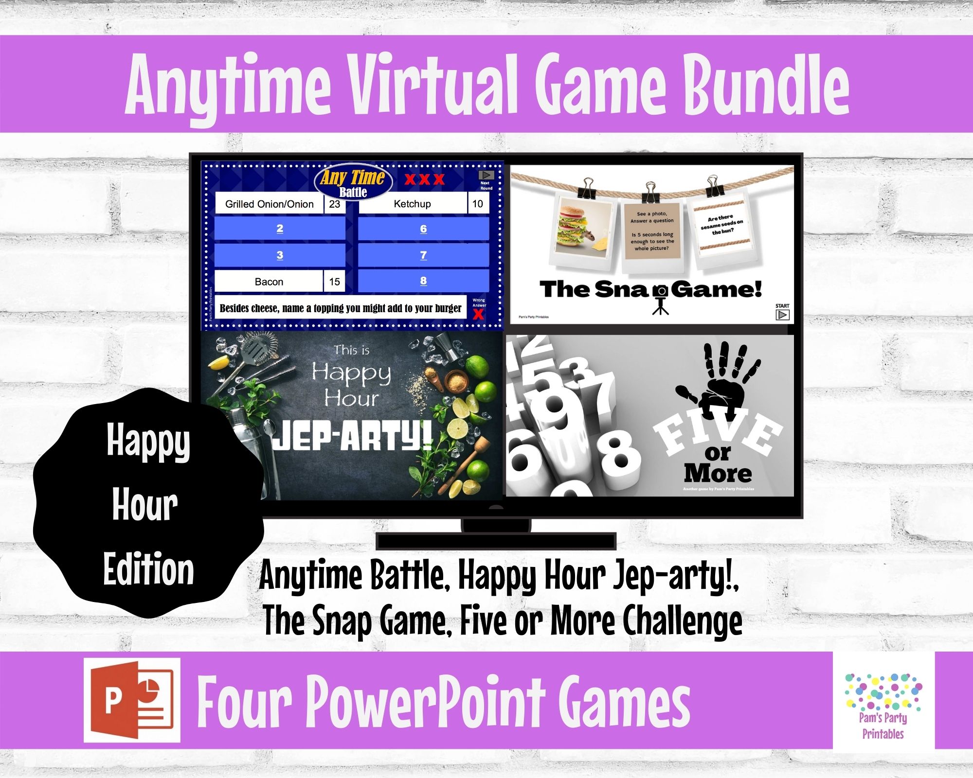 PowerPoint Game Family Feud Game Team building games Zoom 