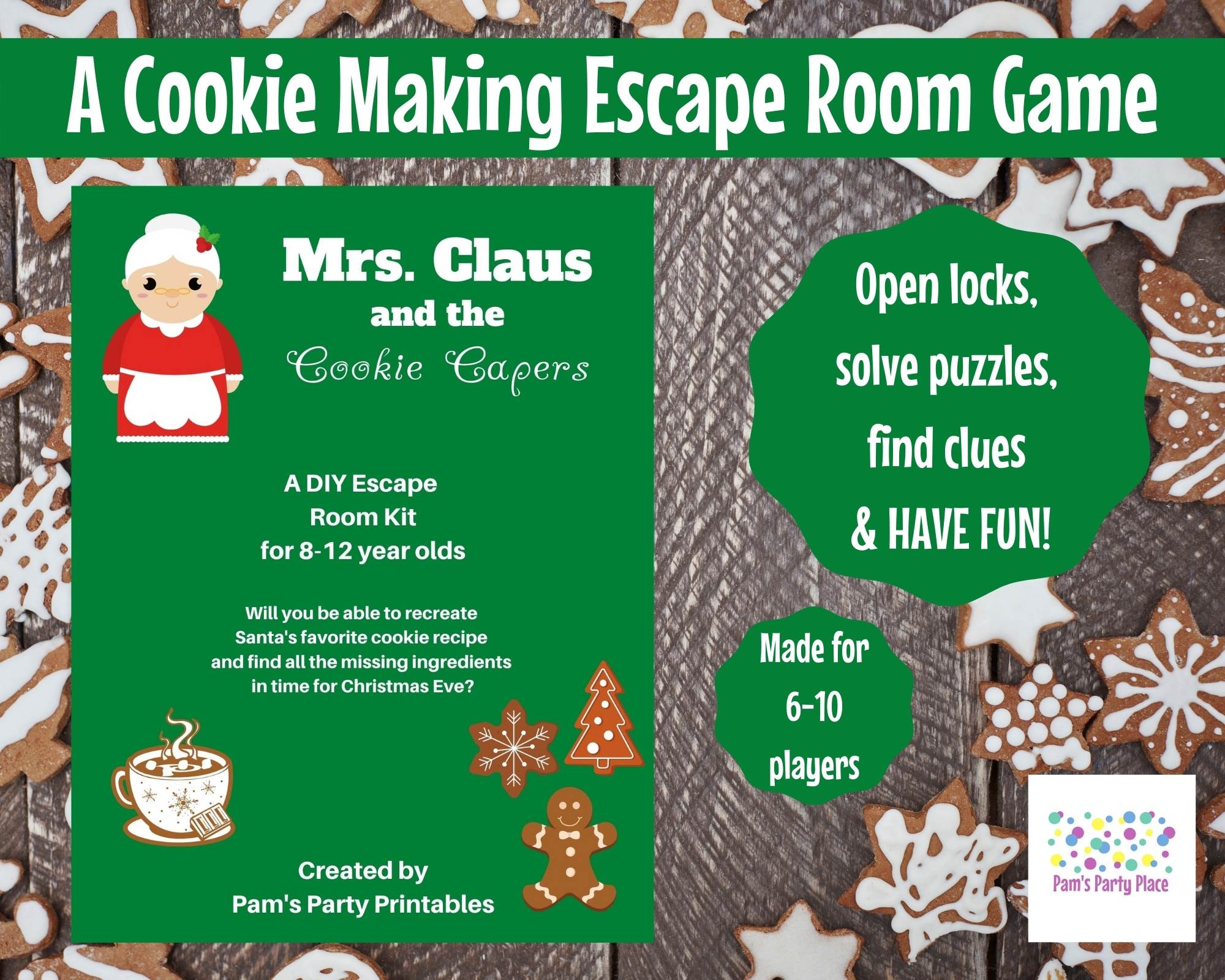 CHRISTMAS DICE GIFT EXCHANGE GAME - Lock Paper Escape